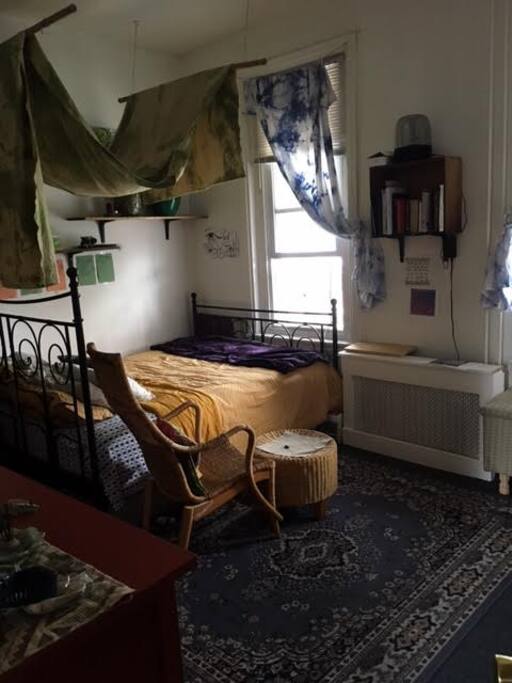 The main bedroom for a calm and tranquil night.