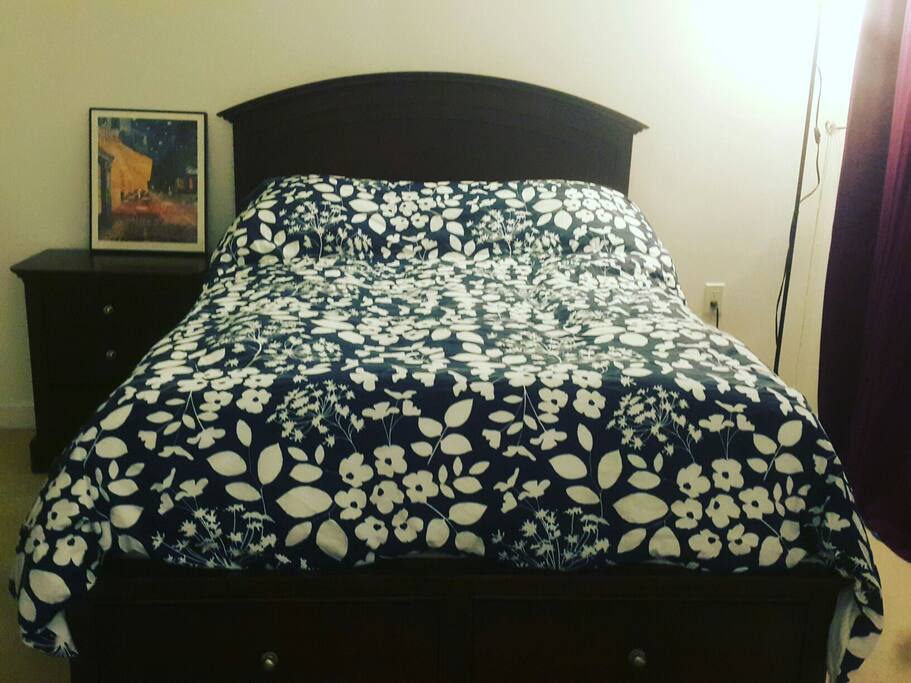 soft sheets, soft pillows for a good night's sleep
