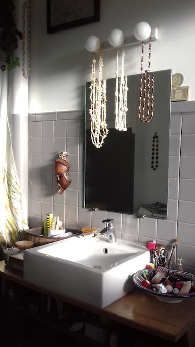 Salle de bain plein soleil levant