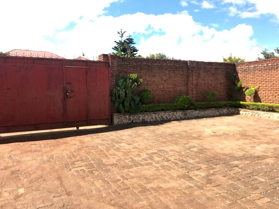Spacious parking in private lot with gate