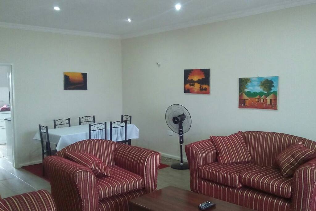 Living Room with Dining Area