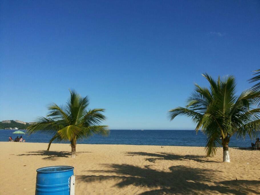 A praia!