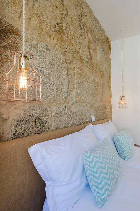 Wall and lamps...