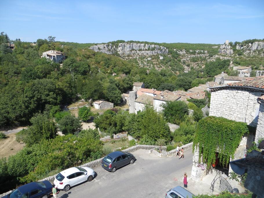 Vue sur le village