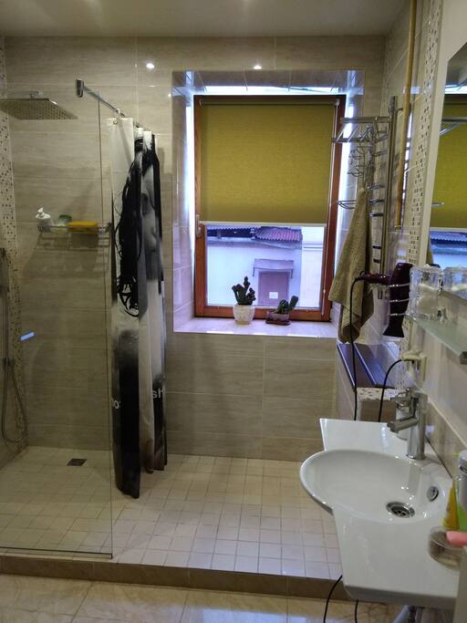 bathroom (shower stall)