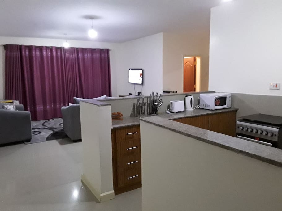Kitchen & Living room