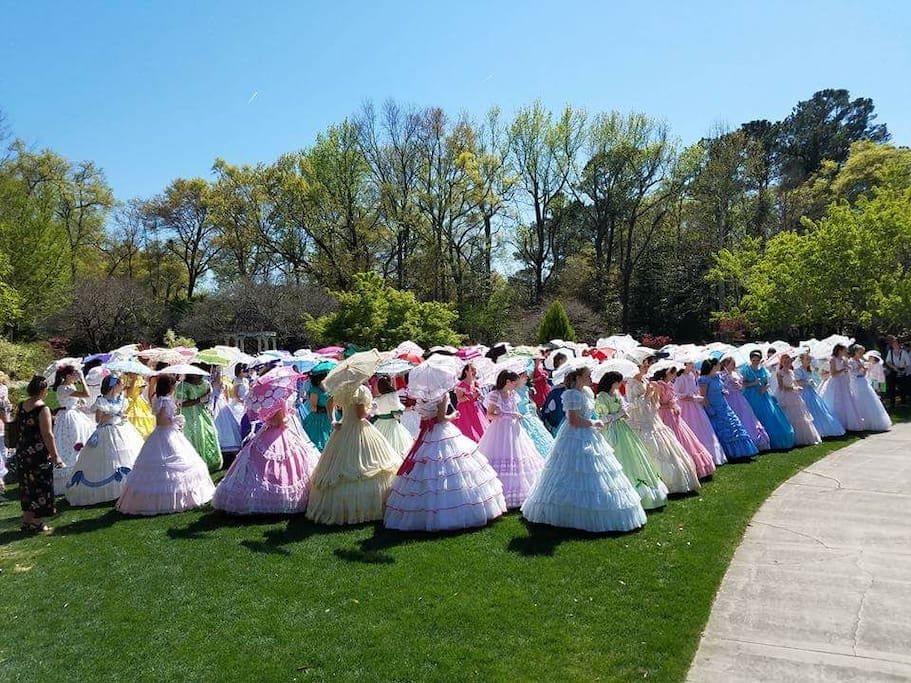 Wilmington is the home of the Azalea Festival
