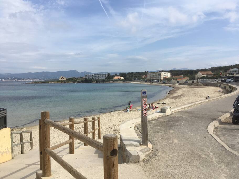 Plage du Cros à 500m
