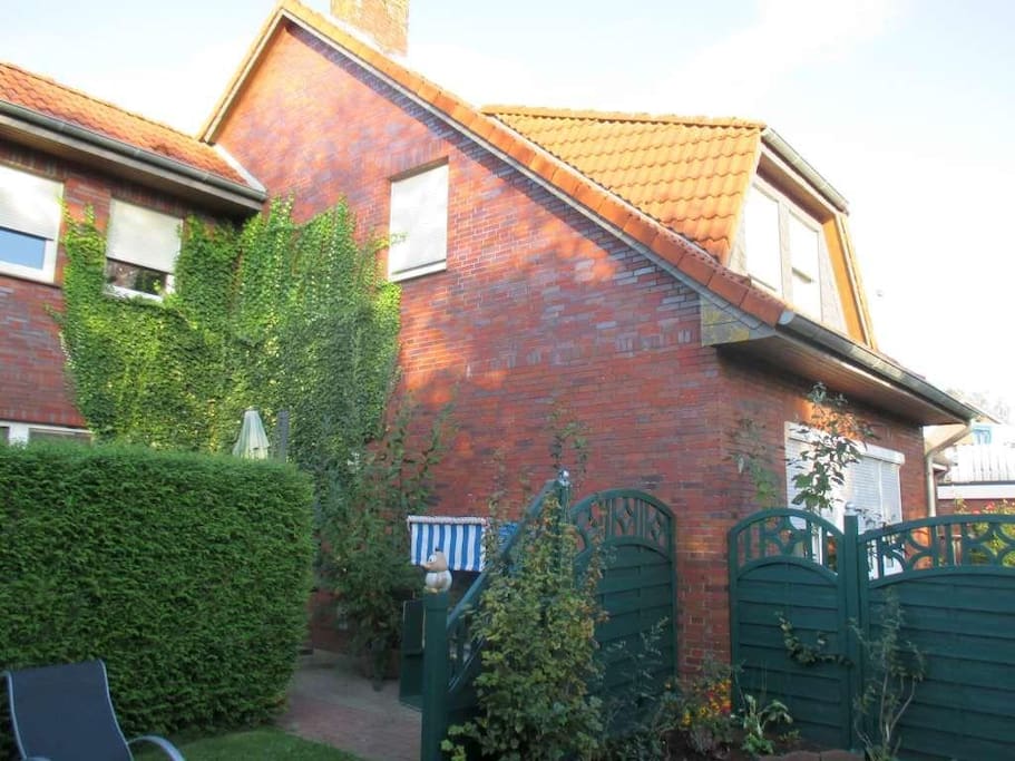 Geschützter Terrassenbereich