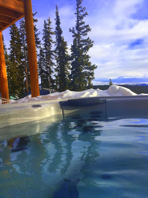 View from the hot tub