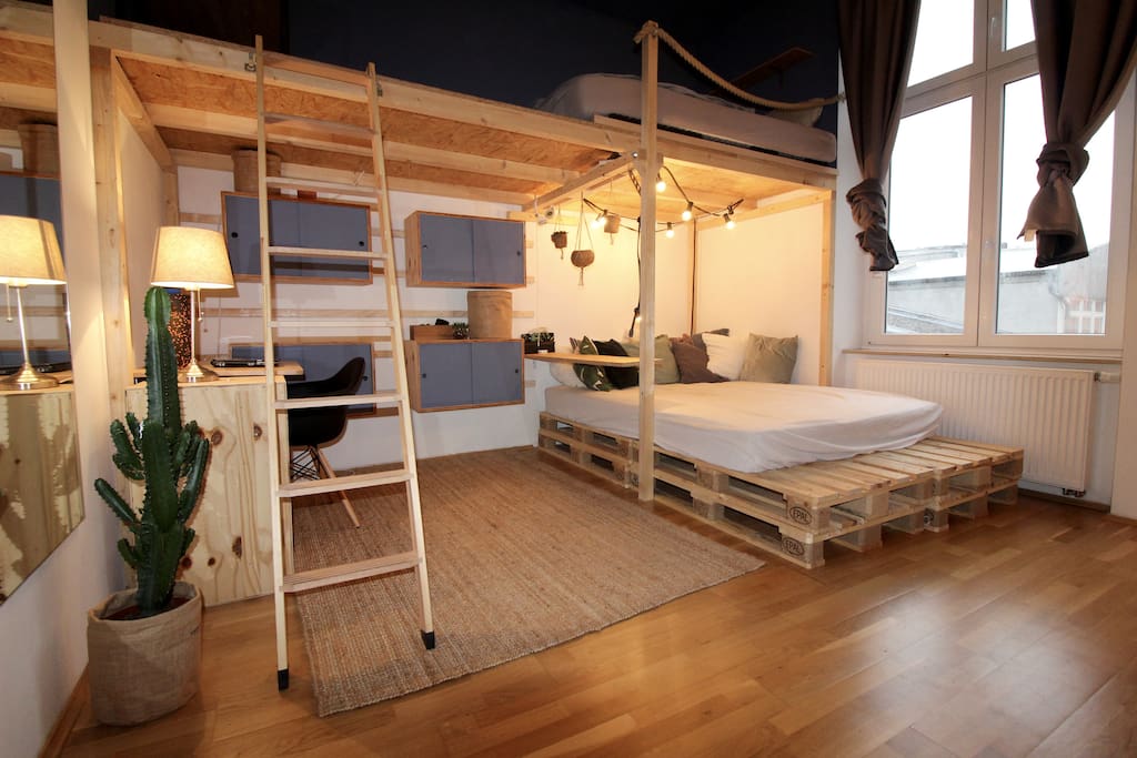 In the first bedroom, you´ll have a bunk bed and a double bed for up to 4 persons.