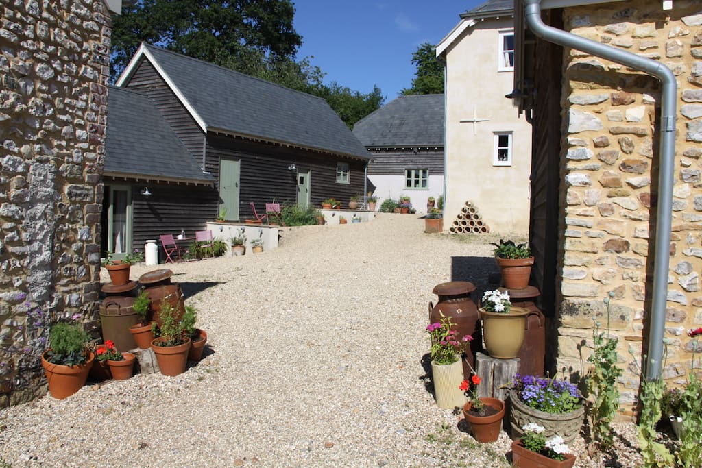 Internal Courtyard...a real sun trap!