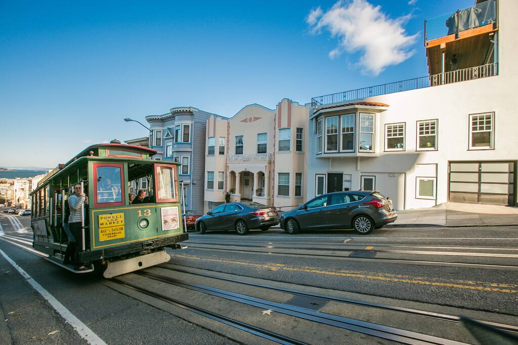 Town home in historic three unit structure.