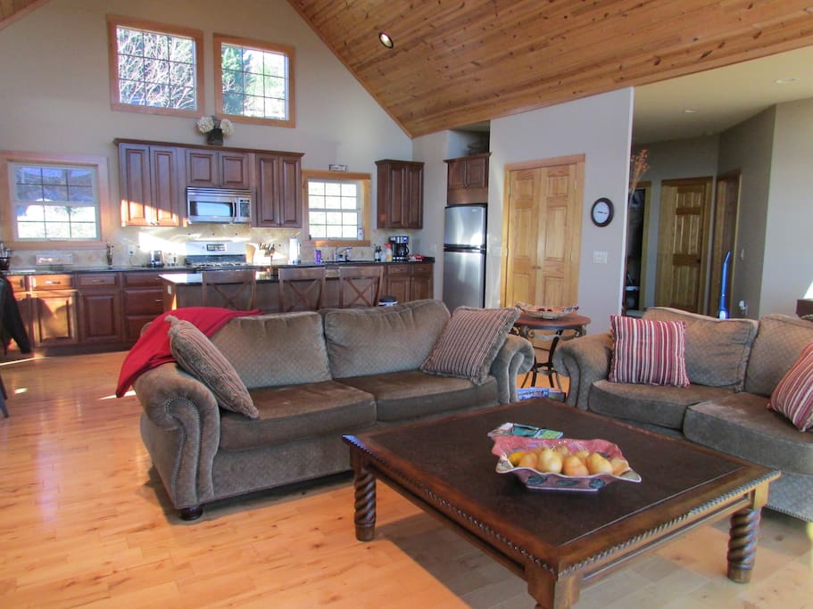 Open concept living area