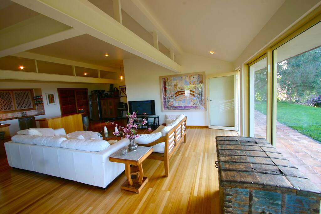 Open plan living area