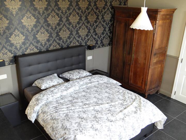 Chumba cha kulala kilicho na springi ya boksi ya