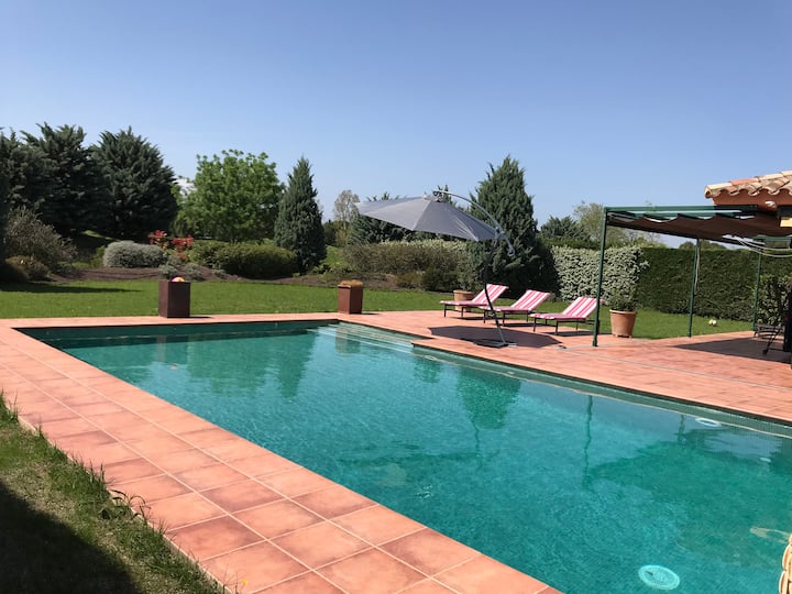 Villa 6 people Private pool and Golf view