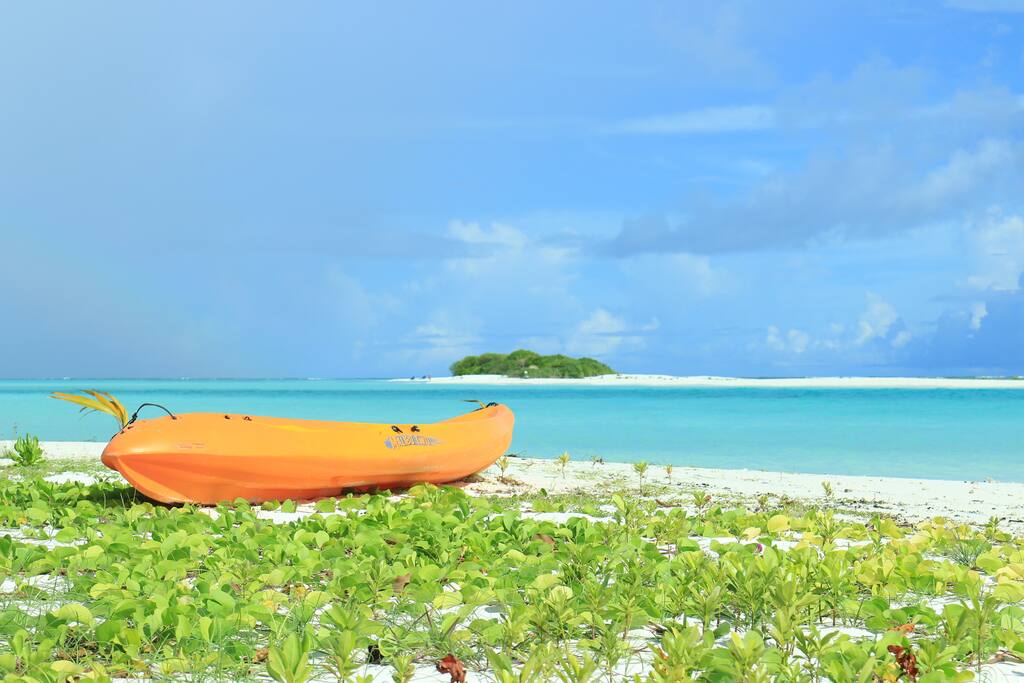 Canoe on the beach