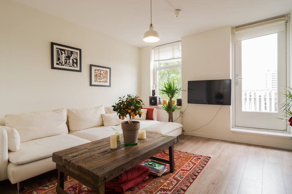 Living room with access to the terrace