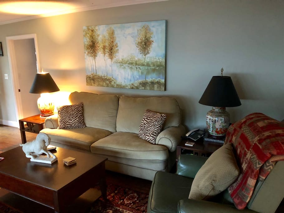 Living area in main house