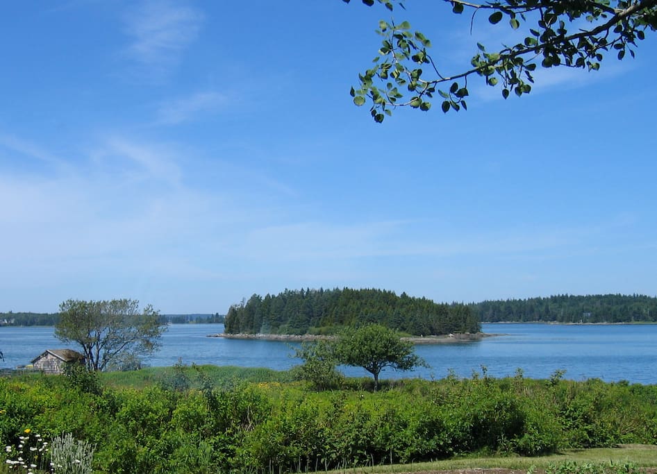 The view of Eastern Harbor keeps changing with the tides