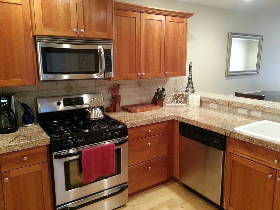 Shared kitchen.