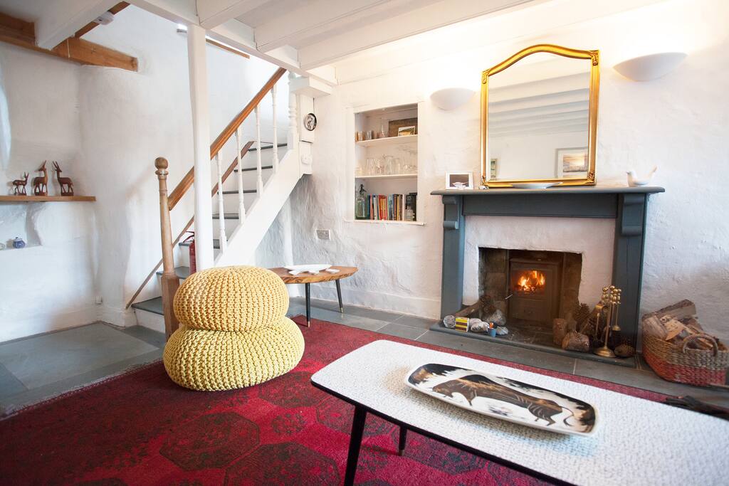 Beanbags for sitting in front of the fire