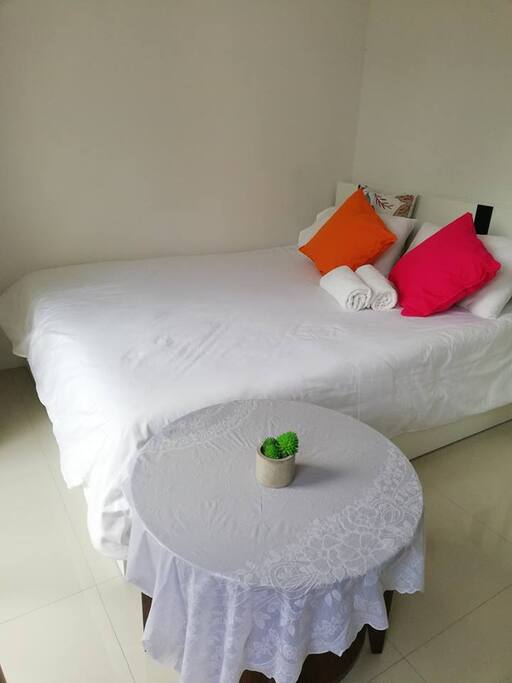 Double bed room with balcony