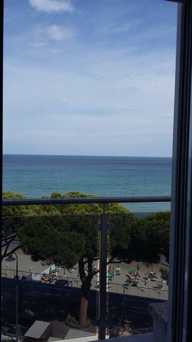 vista dal balcone