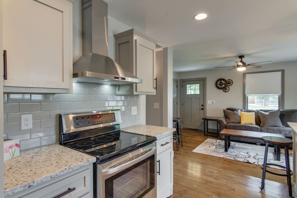 The open floor plan is great for groups