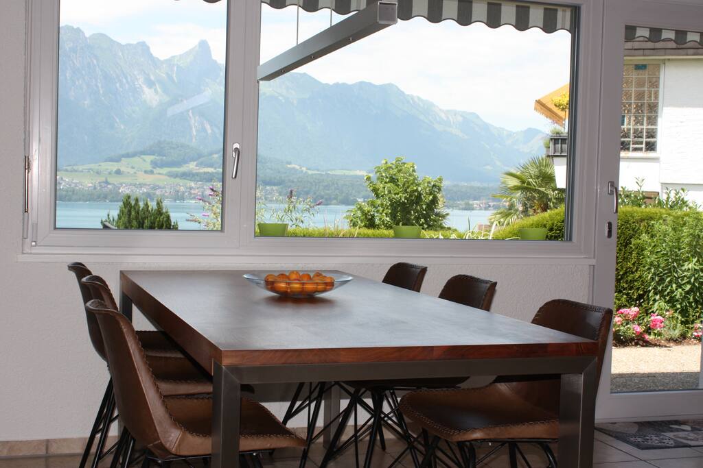 Beste Aussicht vom Esstisch