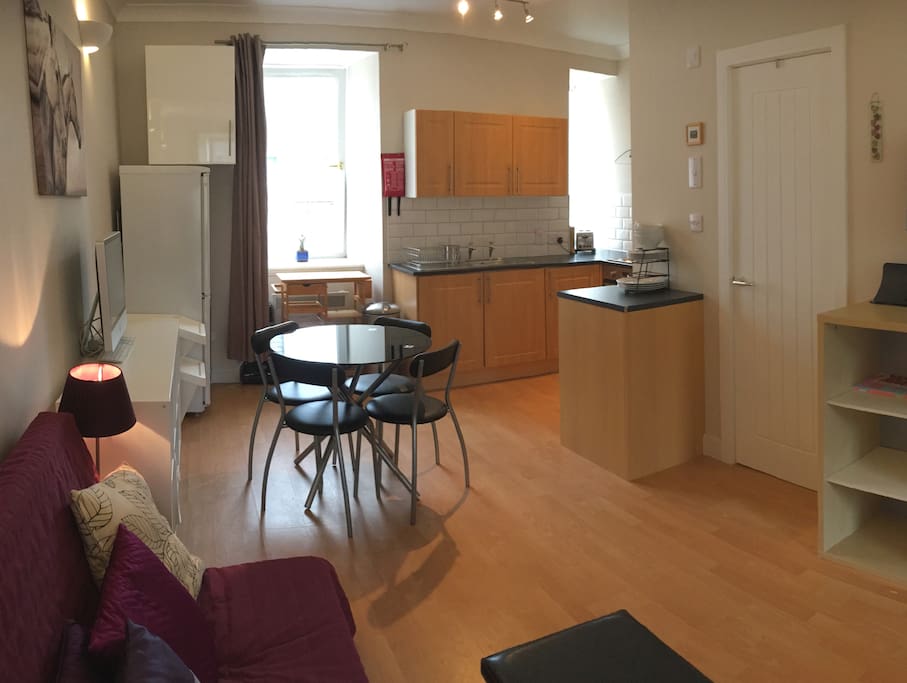 Dining and kitchen area