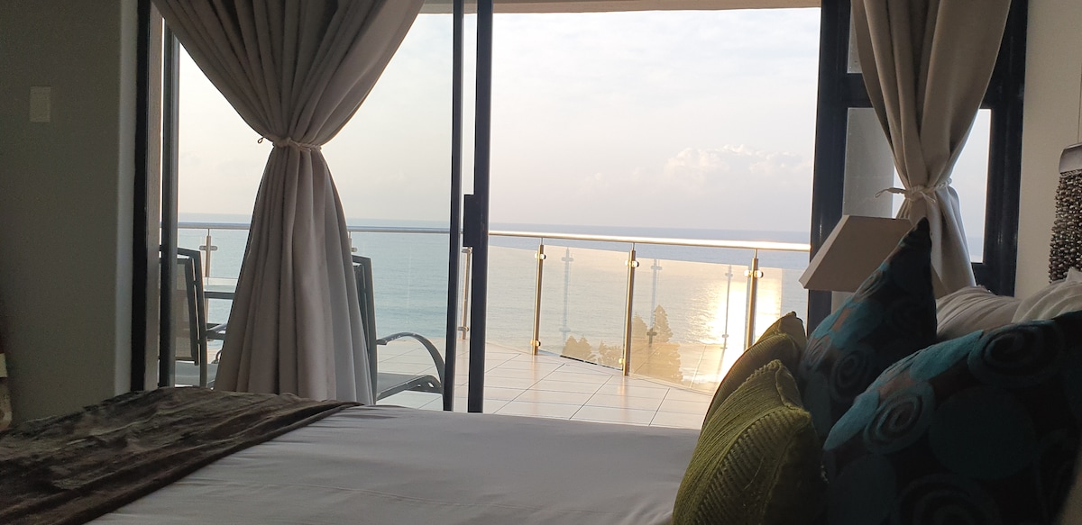 Uitzicht op de grote slaapkamers 