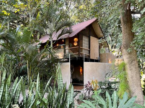 Ay Wey eco-cabin about bioalberca, Jalcomulco
