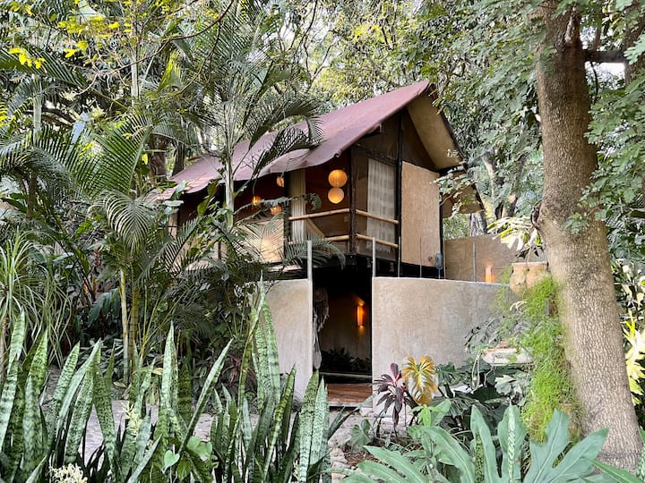 Ay Wey eco-cabin on bio-pool, Jalcomulco