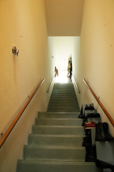 private entrance (2-storeys up)