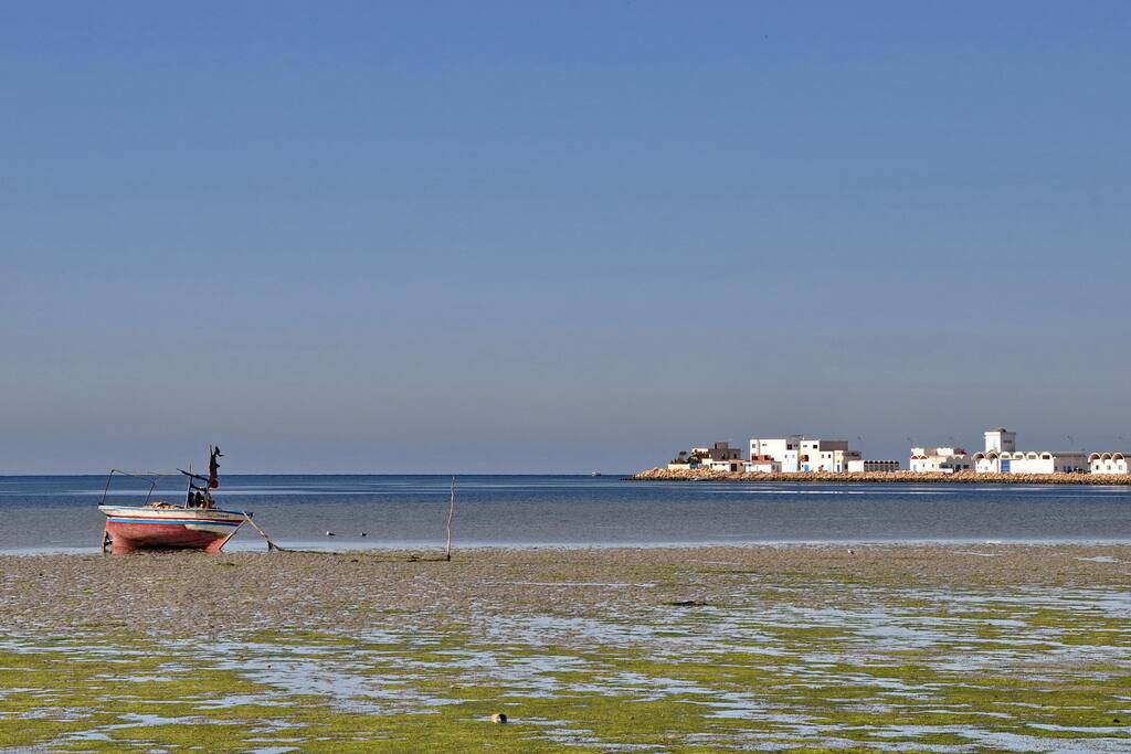 Plage Maharès marée basse