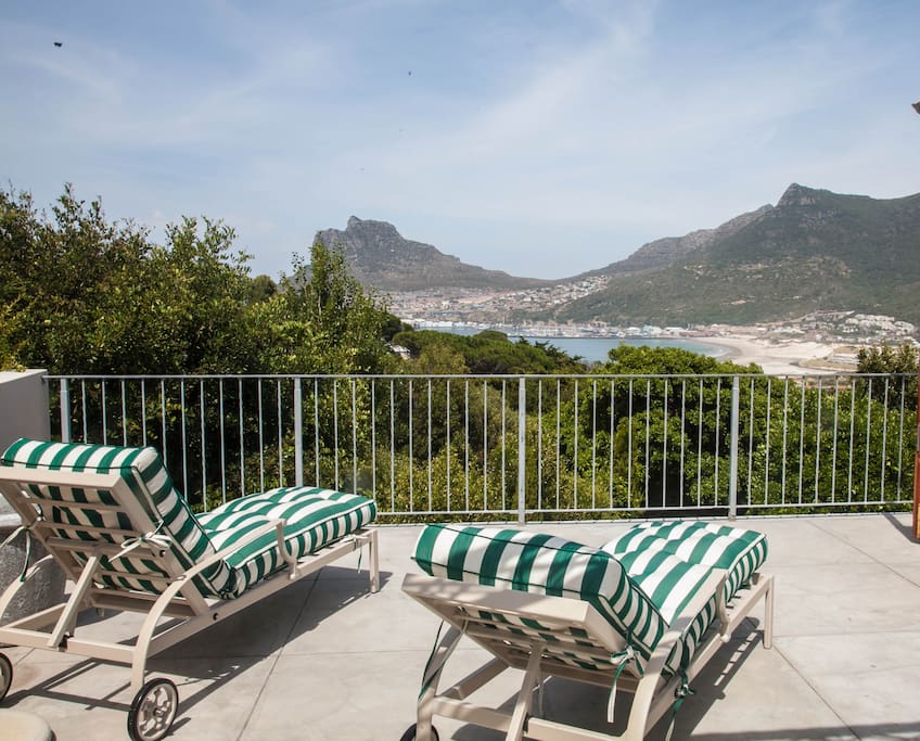 Lie in the sun and take in the views of the bay