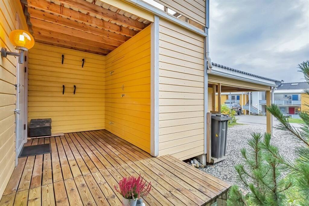 Inngangsparti med bod