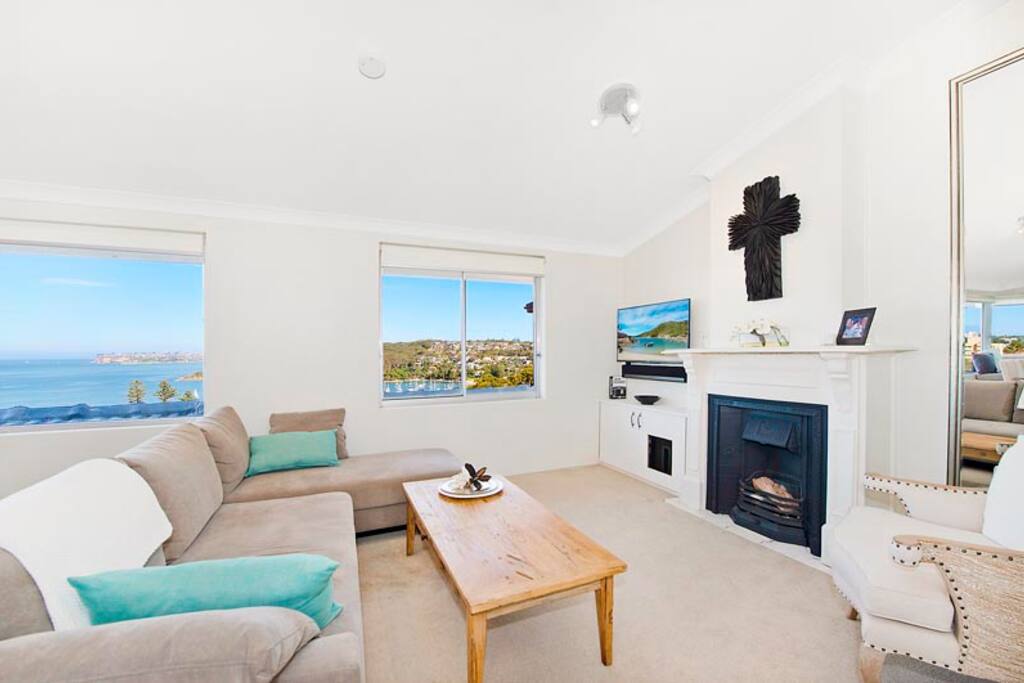 Lounge Room with Fireplace