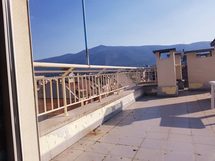 view from the master bedroom