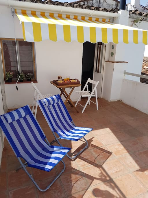 breakfast on the terrace!