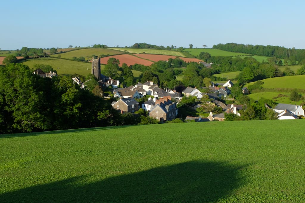 Our house is 300m out of Harberton surrounded by beautiful Devon hills and woods.