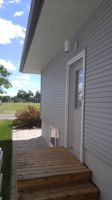 Side entrance