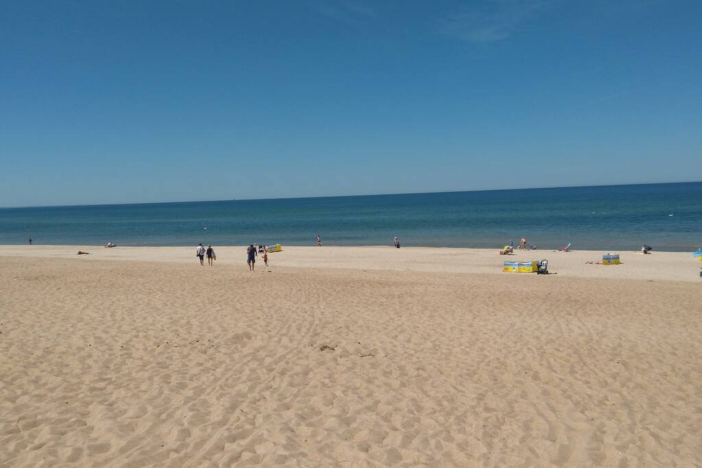 Plaża w Rowach.