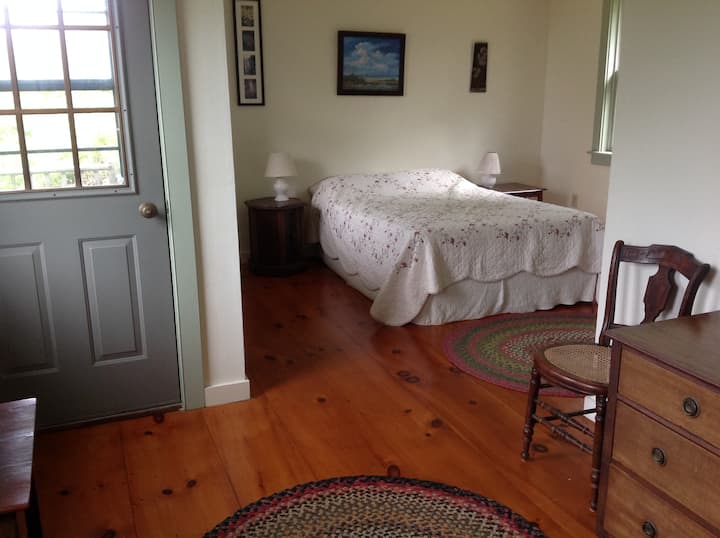 The second bedroom, with full bath, located on the ground floor