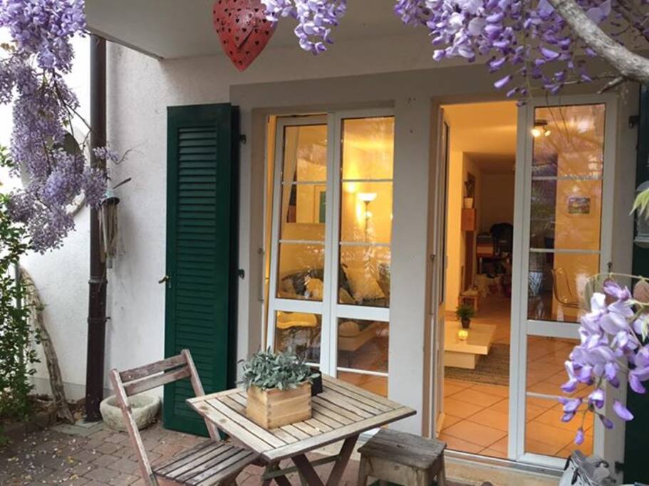 Petit jardin fleuri