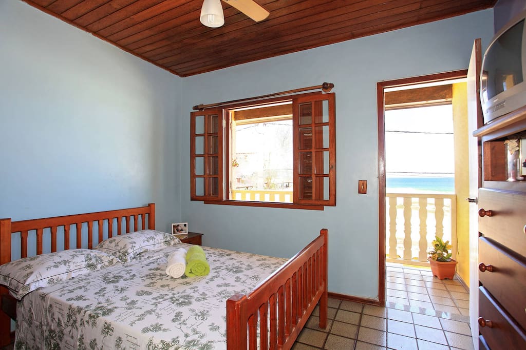 Quarto de casal - frente mar