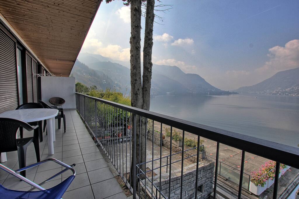 Lake view from the balcony