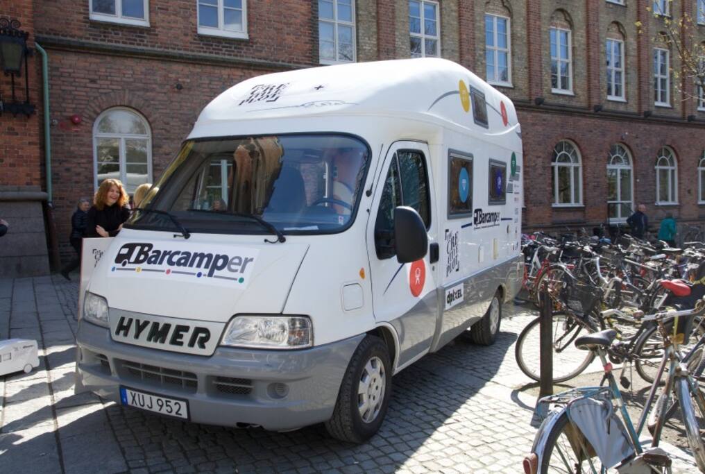 Last year it was used as a rolling PR center, by the University in Lund